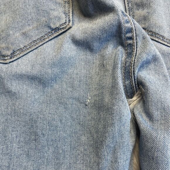 Paige Verdugo Serena Crop Distressed Jeans Light Denim Wash Size 27 - Picture 5 of 6